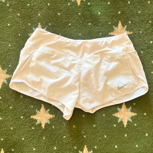 Nike White Running Shorts
